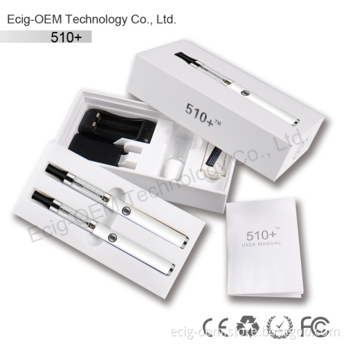 E Cigarette with Clearomizer and Changeable Battery (510+)